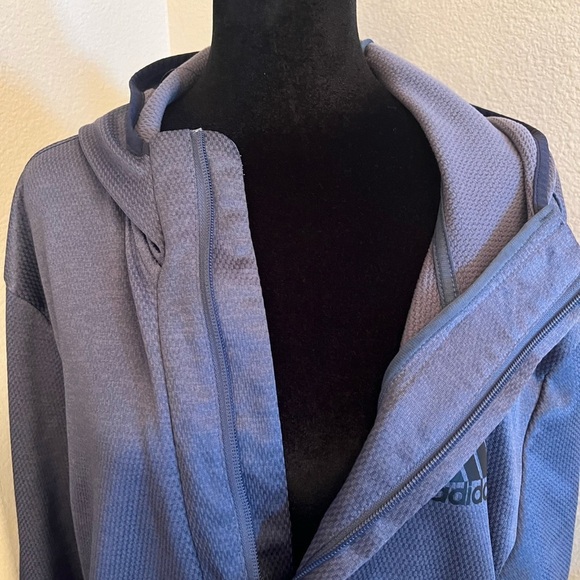 ADIDAS-Men’s Front Zip Hoodie - Picture 5 of 13